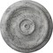 Ekena Millwork Traditional Ceiling Medallion (Fits Canopies up to 2 3/4"), 12"OD x 1"P, Ultra Pure White Crackle CM12TRUWC - alternate 1